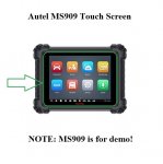 Touch Screen Digitizer Replacement for Autel MaxiSys MS909